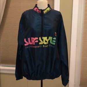 Vintage Surf Style Unisex Windbreaker